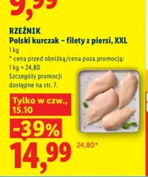 Polski kurczak - filety z piersi XXL Rzeźnik