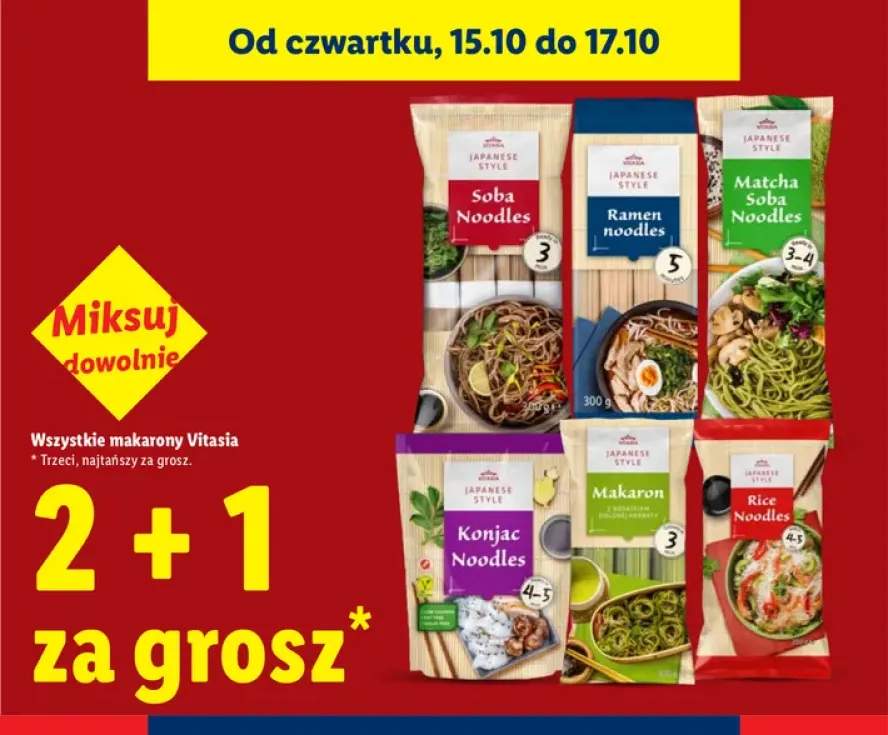 Makarony Vitasia +6 wariantów