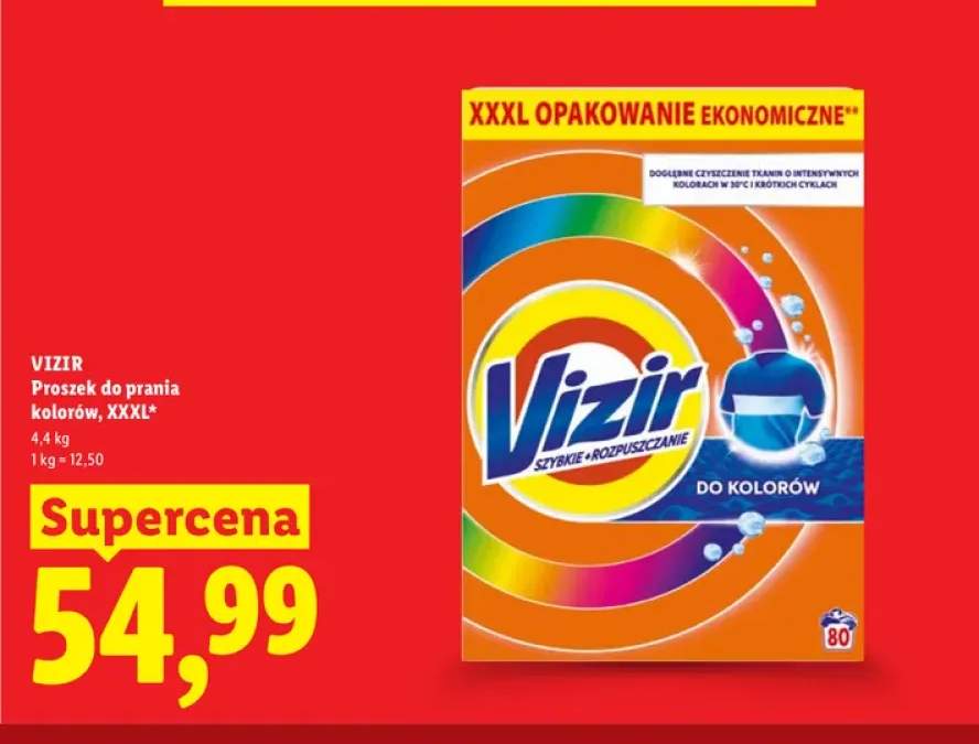Proszek do prania kolorów XXXL Vizir