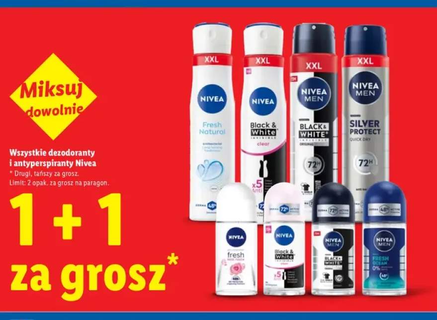 Dezodoranty i antyperspiranty Nivea +8 wariantów