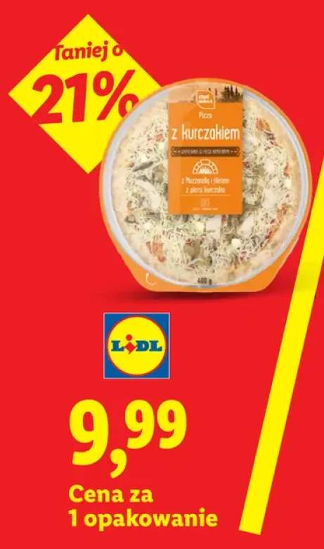 Pizza z kurczakiem Chef Select