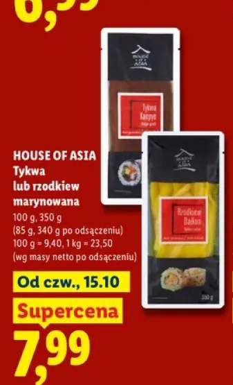Tykwa marynowana House of Asia +1 wariant