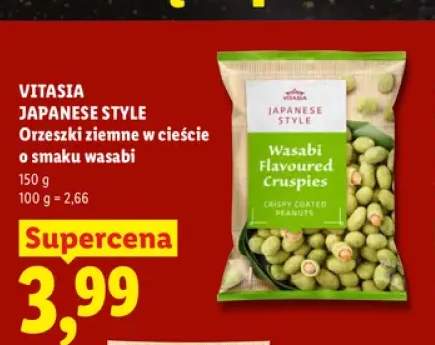 Orzeszki ziemne w cieście o smaku wasabi Vitasia Japanese Style