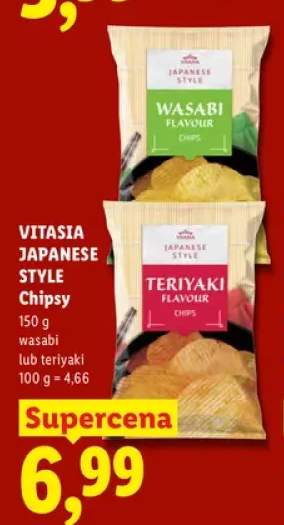 Chipsy wasabi Vitasia Japanese Style +1 wariant