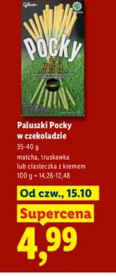 Paluszki w czekoladzie matcha Pocky +2 warianty