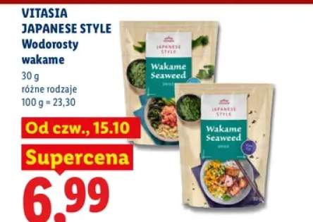 Wodorosty wakame Vitasia Japanese Style