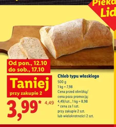 Chleb typu włoskiego