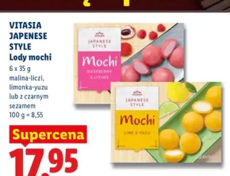Lody mochi malina-liczi Vitasia Japanese Style +2 warianty