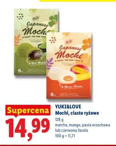 Mochi ciasto ryżowe matcha Yuki & Love +3 warianty