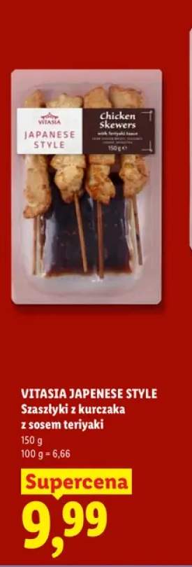 Szaszłyki z kurczaka z sosem teriyaki Vitasia Japanese Style
