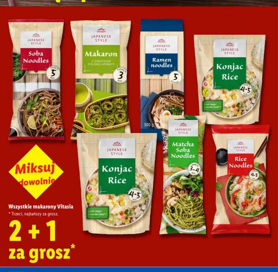 Makarony Vitasia +6 wariantów