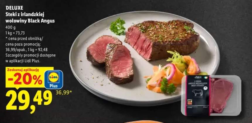Steki z irlandzkiej wołowiny Black Angus Deluxe