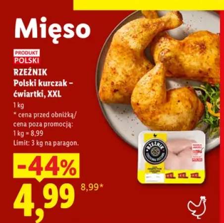 Polski kurczak ćwiartki XXL Rzeźnik