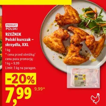Polski kurczak skrzydła XXL Rzeźnik