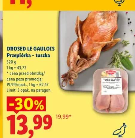 Przepiórka tuszka Drosed Le Gaulois