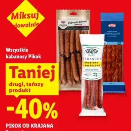 Kabanosy Pikok +3 warianty