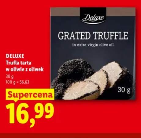 Trufla tarta w oliwie z oliwek Deluxe
