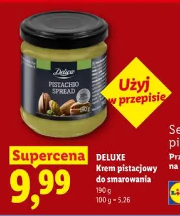 Krem pistacjowy do smarowania Deluxe