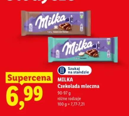 Czekolada mleczna Milka Bubbly Cappuccino +1 wariant