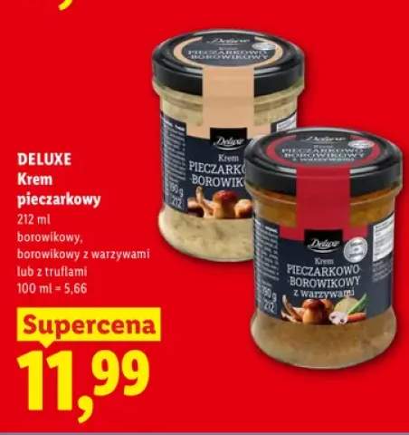 Krem pieczarkowy borowikowy Deluxe +2 warianty