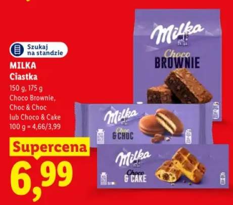 Ciastka Choco Brownie Milka +2 warianty