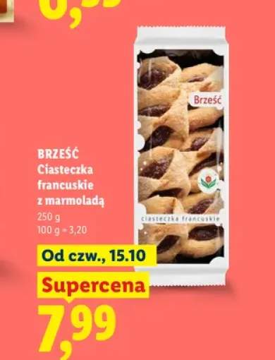 Ciasteczka francuskie z marmoladą Brześć