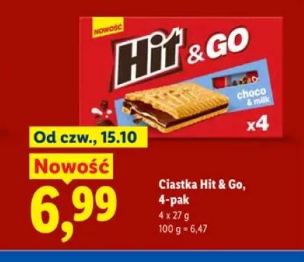 Ciastka Hit & Go 4-pak