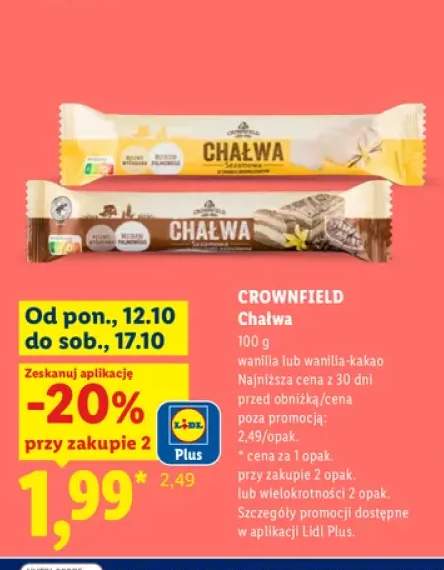 Chałwa wanilia Crownfield +1 wariant