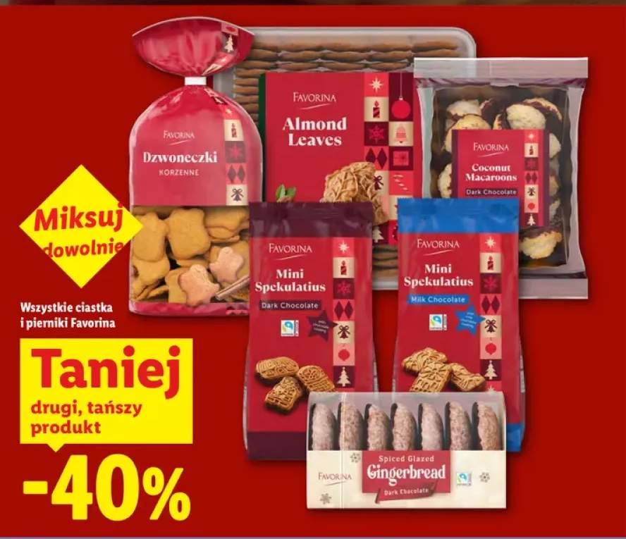 Ciastka i pierniki Favorina +6 wariantów