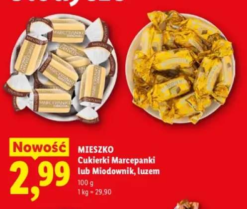 Cukierki Marcepanki luzem Mieszko +1 wariant