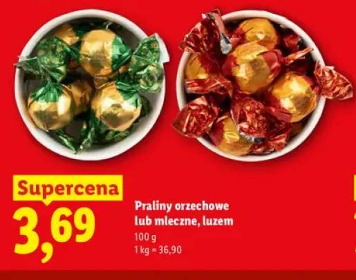 Praliny orzechowe luzem +1 wariant