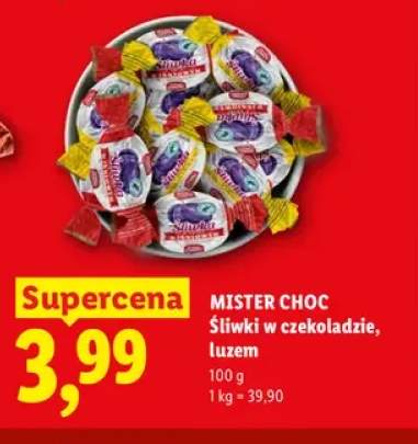Śliwki w czekoladzie luzem Mister Choc