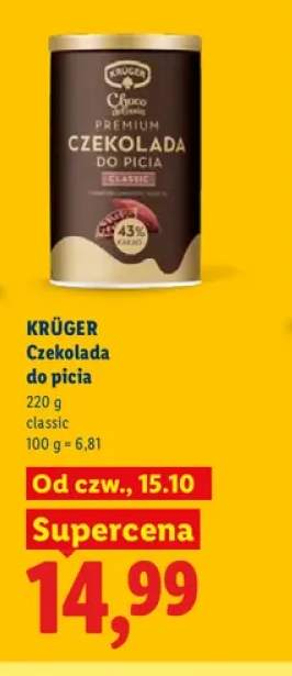 Czekolada do picia classic Krüger
