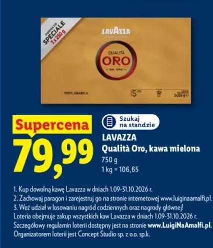 Kawa mielona Lavazza Qualità Oro