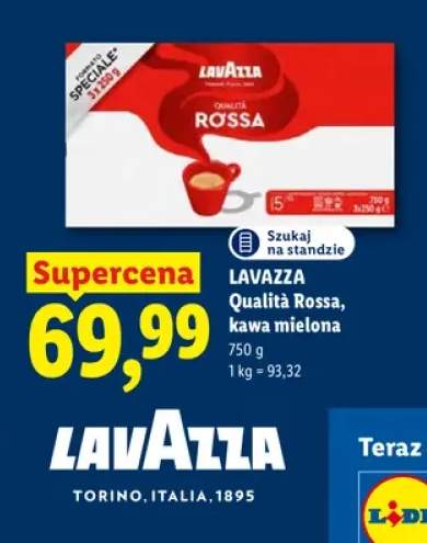Kawa mielona Lavazza Qualità Rossa
