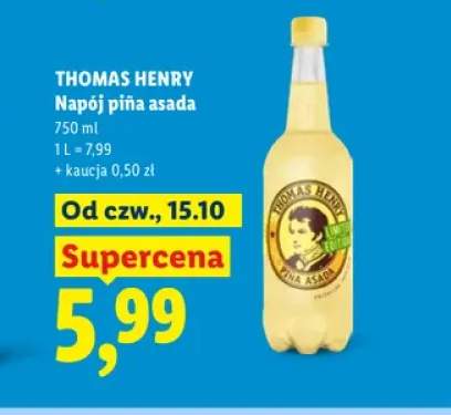 Napój piña asada Thomas Henry