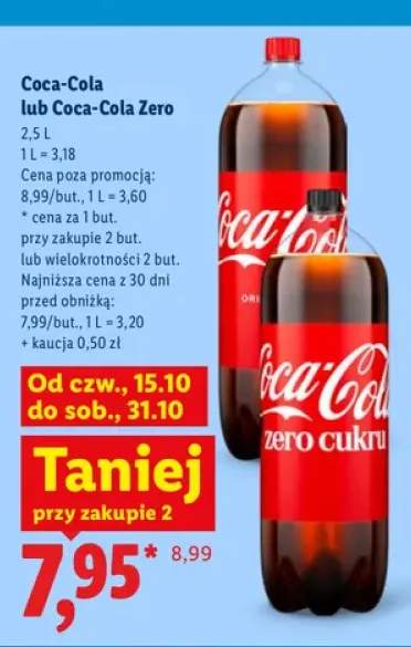 Napój gazowany Coca-Cola +1 wariant