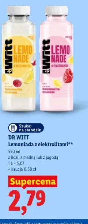 Lemoniada z elektrolitami z liczi Dr Witt +2 warianty