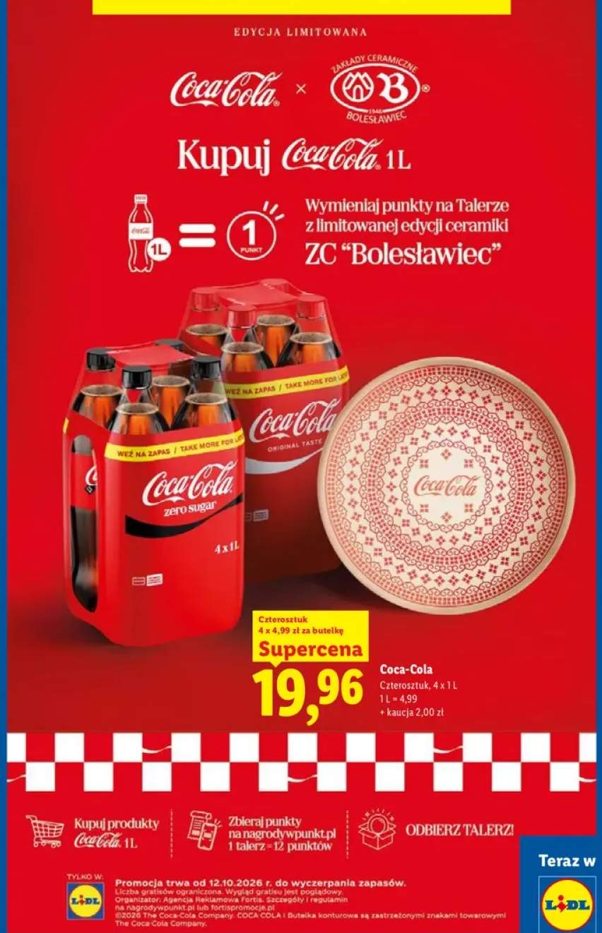 Napój gazowany Coca-Cola Zero Sugar 4-pak +1 wariant