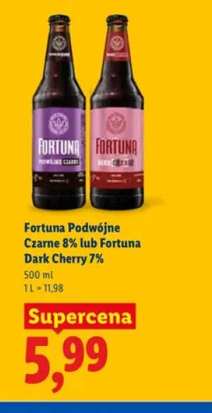 Piwo Fortuna Podwójne Czarne 8% +1 wariant