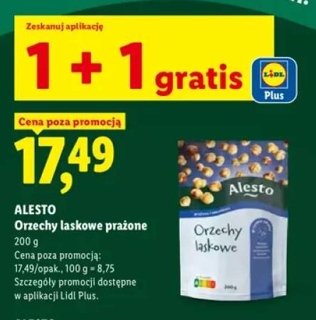 Orzechy laskowe prażone Alesto
