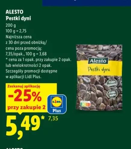 Pestki dyni Alesto