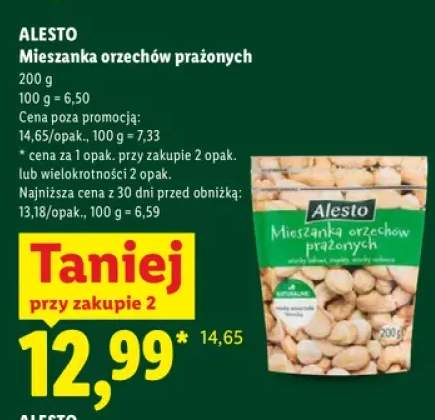 Mieszanka orzechów prażonych Alesto