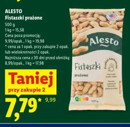 Fistaszki prażone Alesto