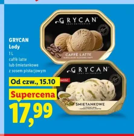 Lody caffè latte Grycan +1 wariant