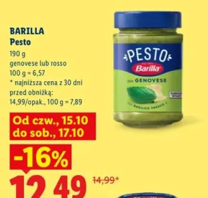Pesto genovese Barilla +1 wariant