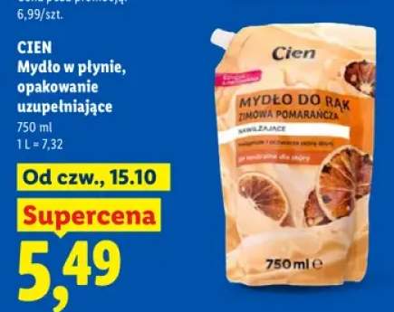 Mydło w płynie opakowanie uzupełniające Cien