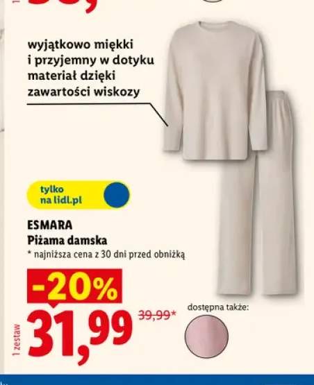 Piżama damska Esmara