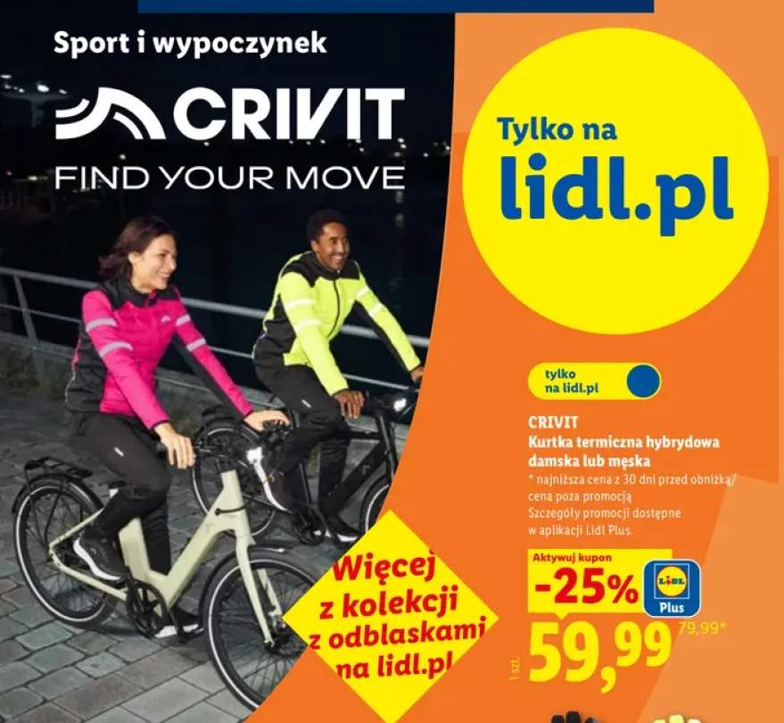 Kurtka termiczna hybrydowa męska Crivit +1 wariant