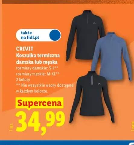 Koszulka termiczna damska Crivit +1 wariant